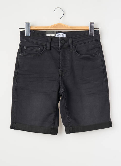Short noir ONLY&SONS homme