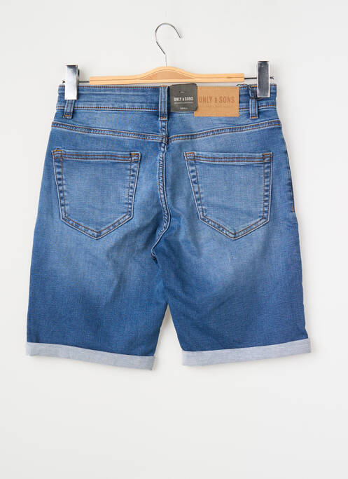 Short coupe droite taille normale bleu ONLY&SONS homme