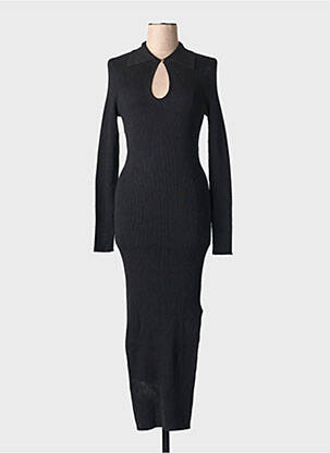 Robe longue noir MANGO femme
