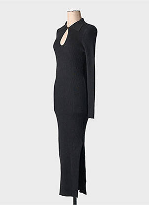 Robe longue noir MANGO femme