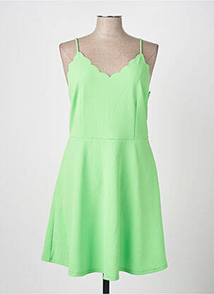 Robe courte sans manche sans manche vert ONLY femme