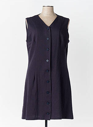 Robe courte bleu MANGO femme