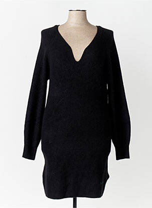 Robe pull noir MANGO femme
