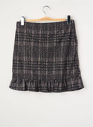 Jupe courte gris MORGAN femme