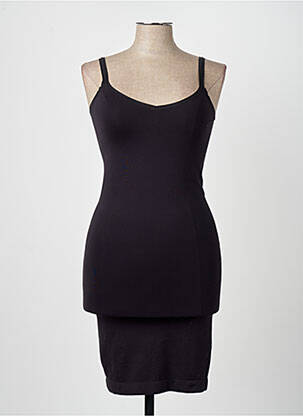 Robe mi-longue noir PIECES femme
