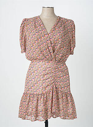 Robe courte rose MORGAN femme