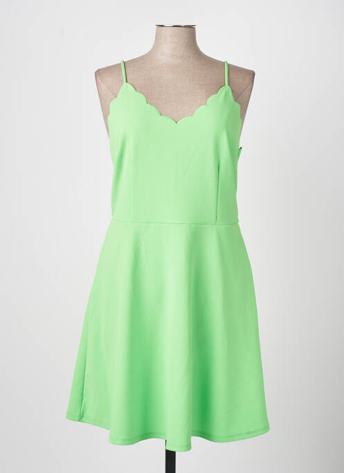 Robe courte sans manche sans manche vert ONLY femme