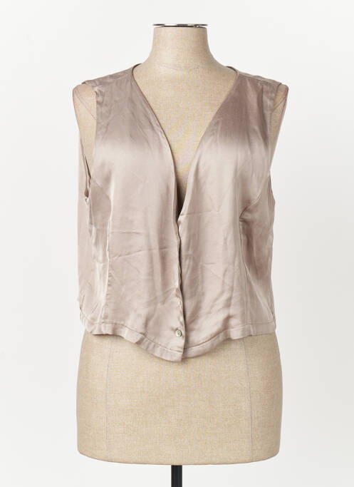 Gilet sans manche beige SUSY MIX femme