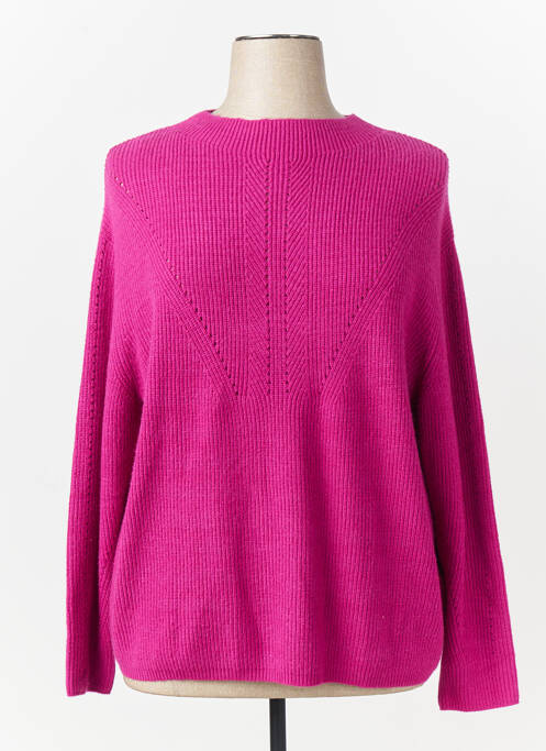 Pull col roulé rose STREET ONE femme