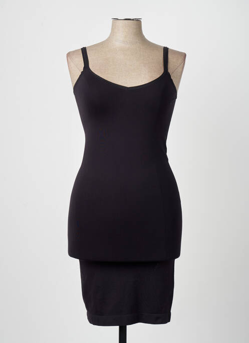 Robe mi-longue noir PIECES femme
