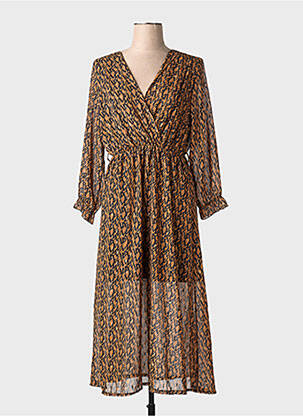 Robe longue marron ZABAIONE femme