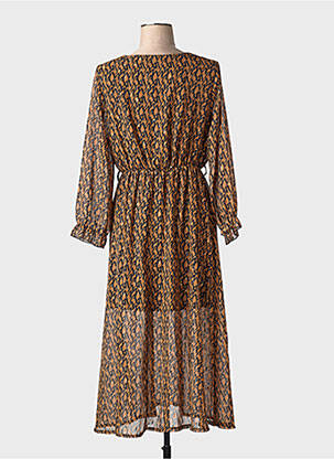 Robe longue marron ZABAIONE femme