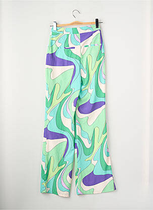 Pantalon large vert MORGAN femme