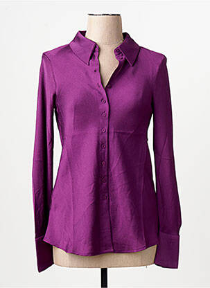 Chemisier violet MANGO femme