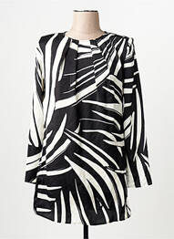 Tunique manches longues noir MANGO femme