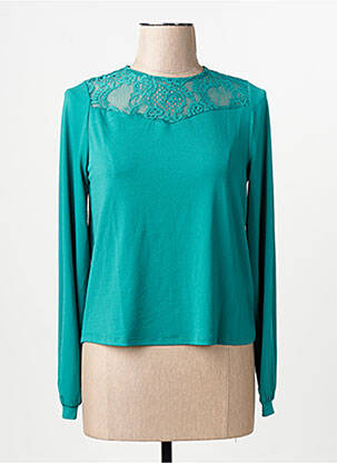 Chemisier coupe droite vert VERO MODA femme