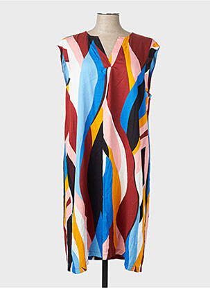 Robe mi-longue rouge STREET ONE femme