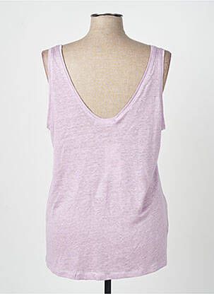 Débardeur violet MANGO femme