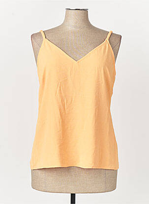 Blouse col v orange VERO MODA femme