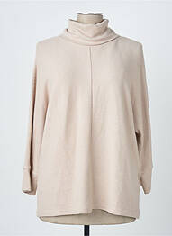 Pull col roulé beige STREET ONE femme
