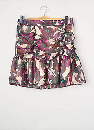 Jupe courte violet MORGAN femme