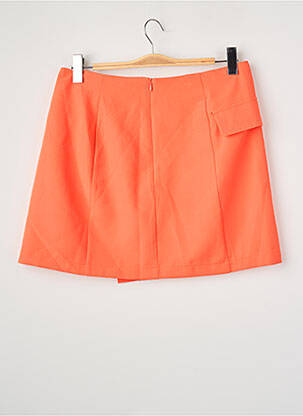 Jupe courte taille haute orange ONLY femme