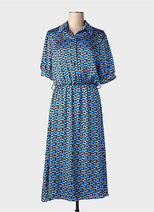 Robe courte bleu AMELIE & AMELIE femme