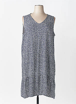 Robe mi-longue bleu STREET ONE femme