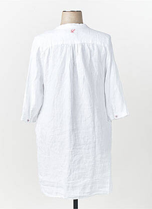Robe mi-longue blanc DELAHAYE femme