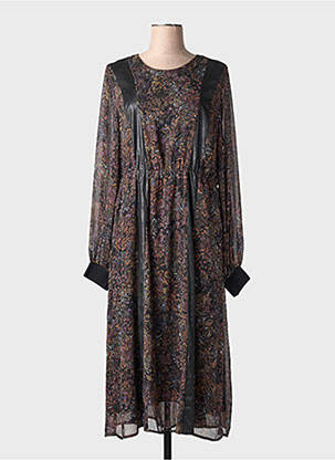 Robe longue marron NÜ femme