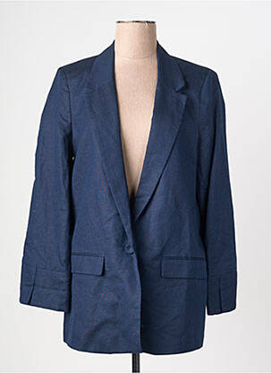 Blazer bleu MANGO femme
