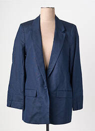 Blazer bleu MANGO femme