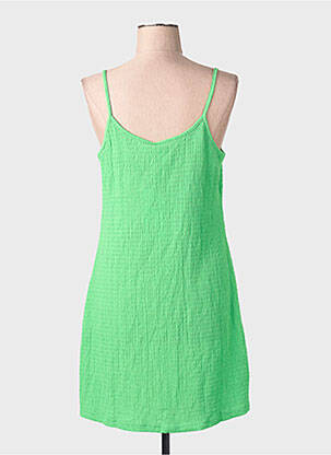 Robe courte sans manche sans manche vert ONLY femme