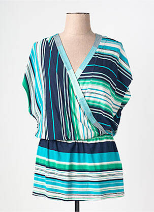 T-shirt bleu DESIGUAL femme
