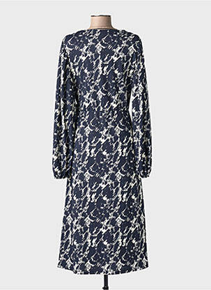 Robe longue manches longues manches longues bleu VILA femme