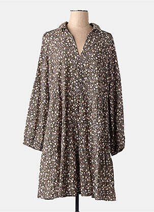 Robe mi-longue noir GARCIA femme