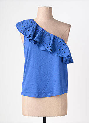 Top bleu MANGO femme