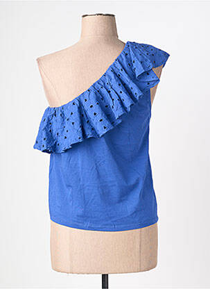 Top bleu MANGO femme