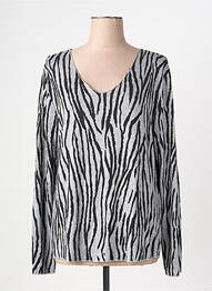 Pull gris ZABAIONE femme