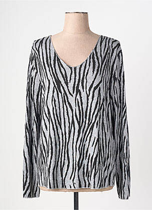Pull gris ZABAIONE femme