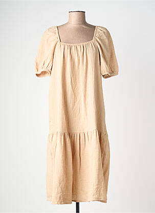 Robe courte beige VERO MODA femme