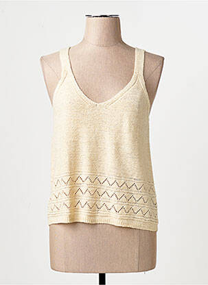 Débardeur sans manche sans manche beige JACQUELINE DE YONG femme