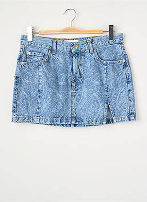 Jupe courte bleu MANGO femme