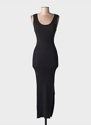 Robe pull noir MANGO femme