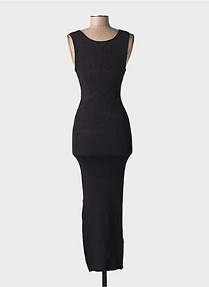 Robe pull noir MANGO femme