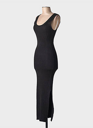Robe pull noir MANGO femme