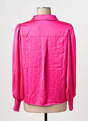 Chemisier coupe droite rose VILA femme