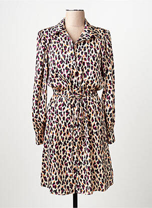 Robe mi-longue violet AMELIE & AMELIE femme