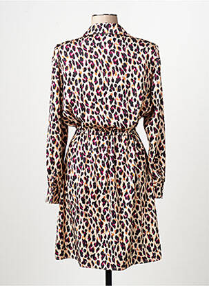 Robe mi-longue violet AMELIE & AMELIE femme