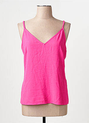 Top col v rose VERO MODA femme